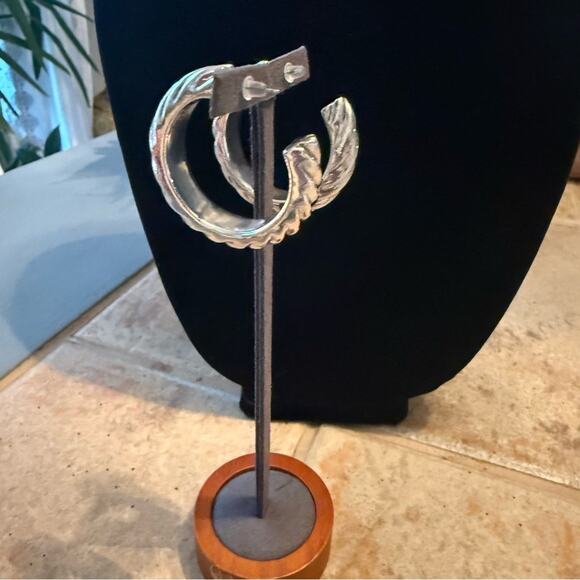 Simon Sebbag 925 Sterling Silver Hoop Earrings - Picture 11 of 15